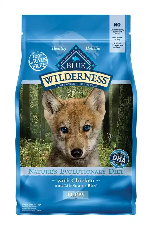 Wilderness Puppy Chicken Dry Dog Food 4.5 Lb - Grain Free, High Protein