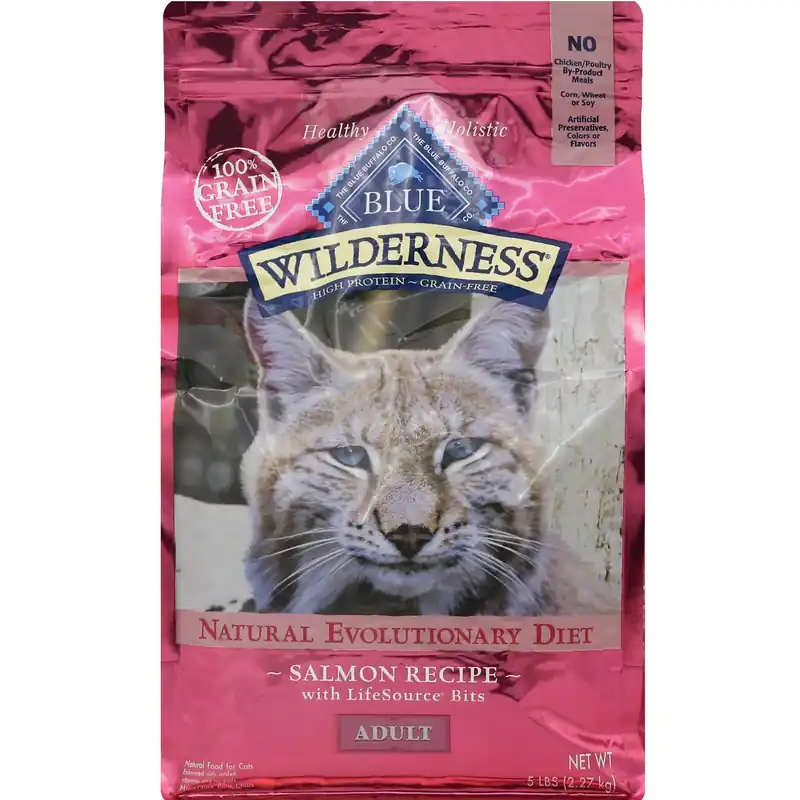 Wilderness Dry Cat Food, Salmon, 5 Lbs.