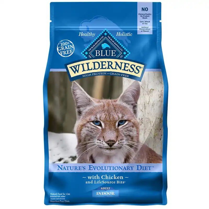 Wilderness Indoor Dry Cat Food, Chicken Recipe, 5 Lbs.