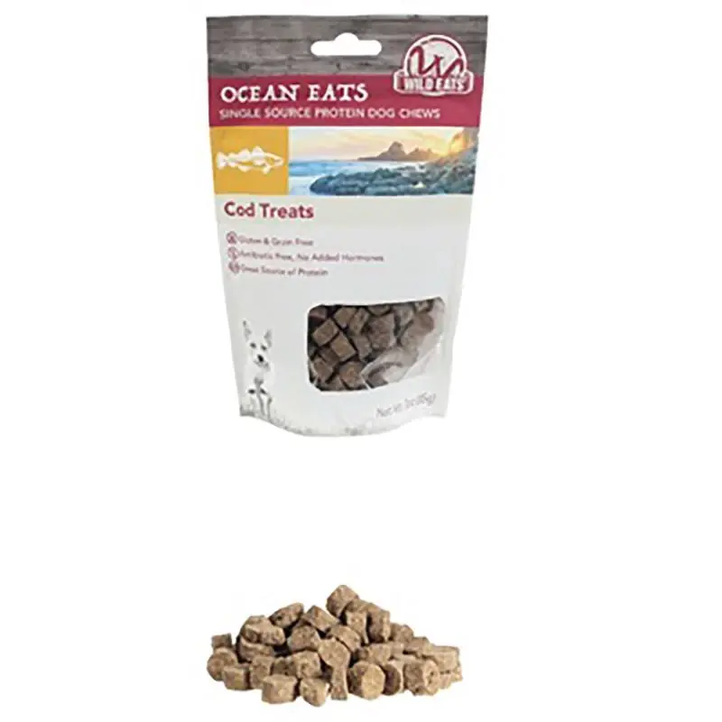 Wild Eats Grain Free Cod Skin Treats For Dogs 3 Oz