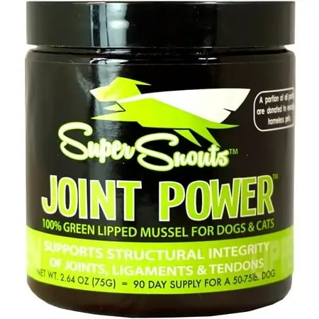 Super Snouts Joint Power Green Lipped Mussel Supplement, 3 Ounce