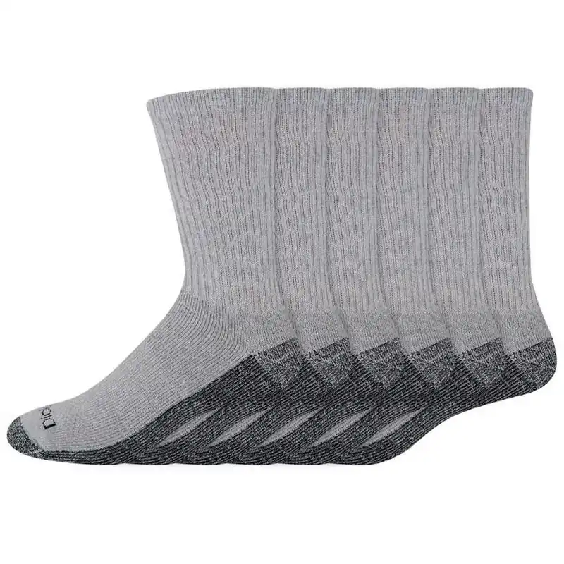 Dickies Dri-Tech Men‘s 6-12 Crew Socks Gray
