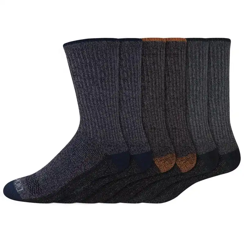 Dickies Dri-Tech Men‘s 6-12 Crew Socks Assorted