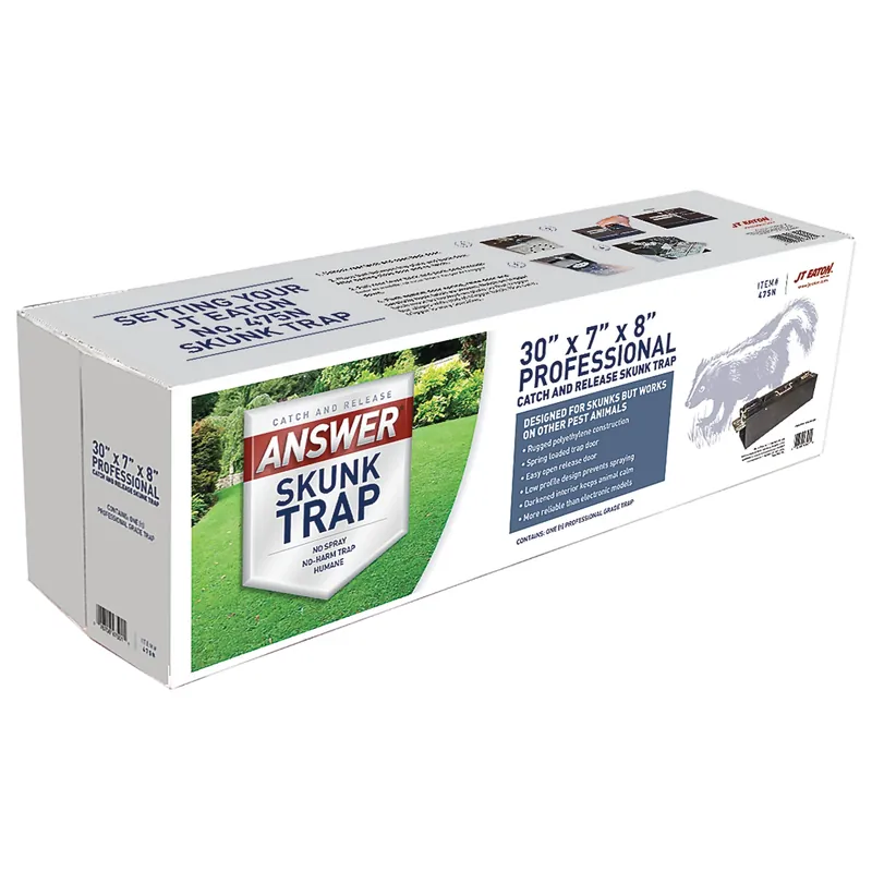 JT Eaton Answer Medium Live Catch Animal Trap For Skunks 1 Pk
