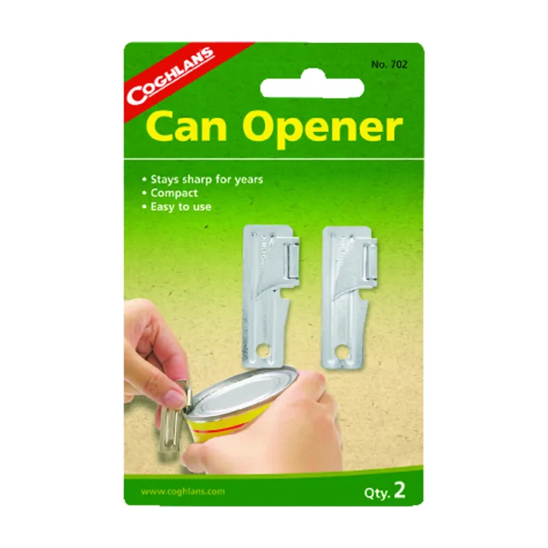 Coghlan‘s Can Opener 5.625 In. H X 3.750 In. W X 0.125 In. L 2 Pk