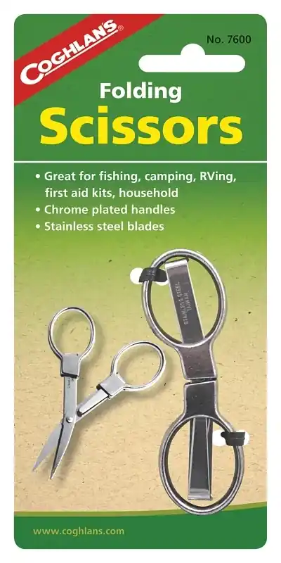 Coghlan‘s Silver Folding Scissors 5-3/16 In. H X 2-7/16 In. W X 0.375 In. L 1 Pk