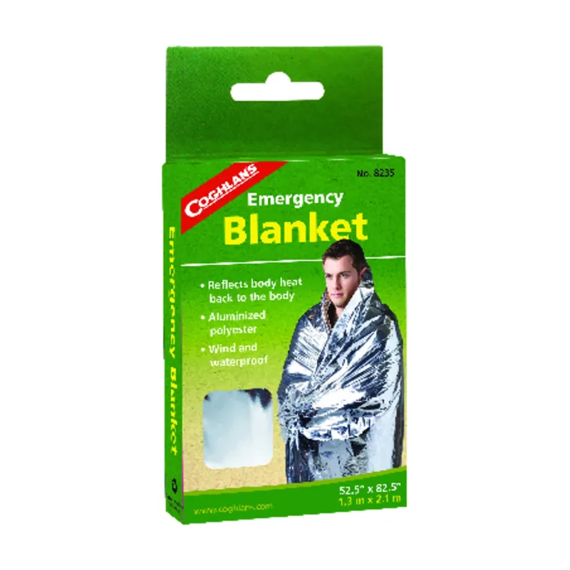 Coghlan‘s Silver Survival Blanket 6.000 In. H X 52-1/2 In. W X 82-1/2 In. L 1 Pk
