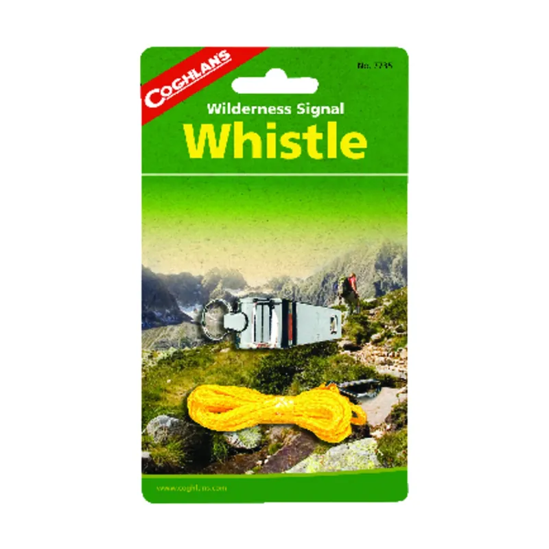 Coghlan‘s Wilderness Signal Silver Whistle 6.750 In. H X 4.000 In. W X 0.875 In. L 1 Pk