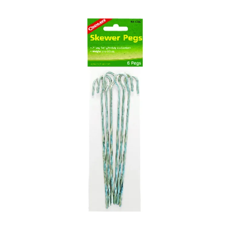 Coghlan‘s Silver Skewer Pegs 8.625 In. H X 2.875 In. W X 7 In. L 6 Pk