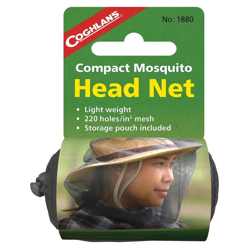 Coghlan‘s Black Mosquito Head Net 43.3 In. H X 19.7 In. W X 7.9 In. L 1 Pk
