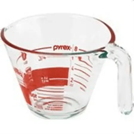1-cup Measuring Cup With Read From Above Graphics