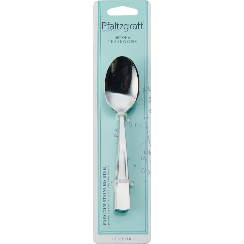 Lifetime Brands Pfaltzgraff Silver Stainless Steel Danford Teaspoon