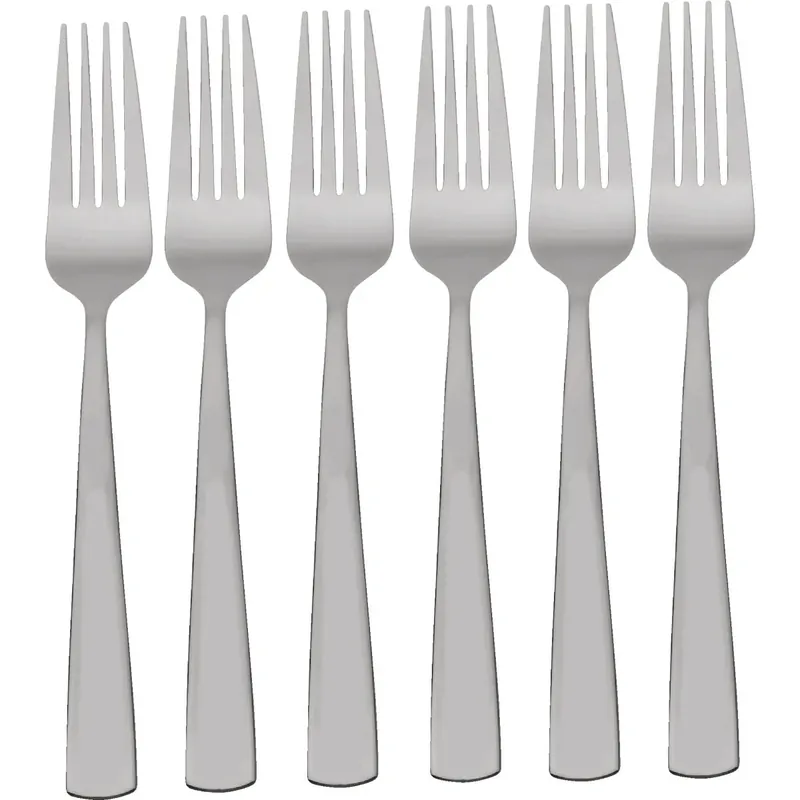 Pfaltzgraff Silver Stainless Steel Dinner Fork Dinner Fork Set 6 Pc