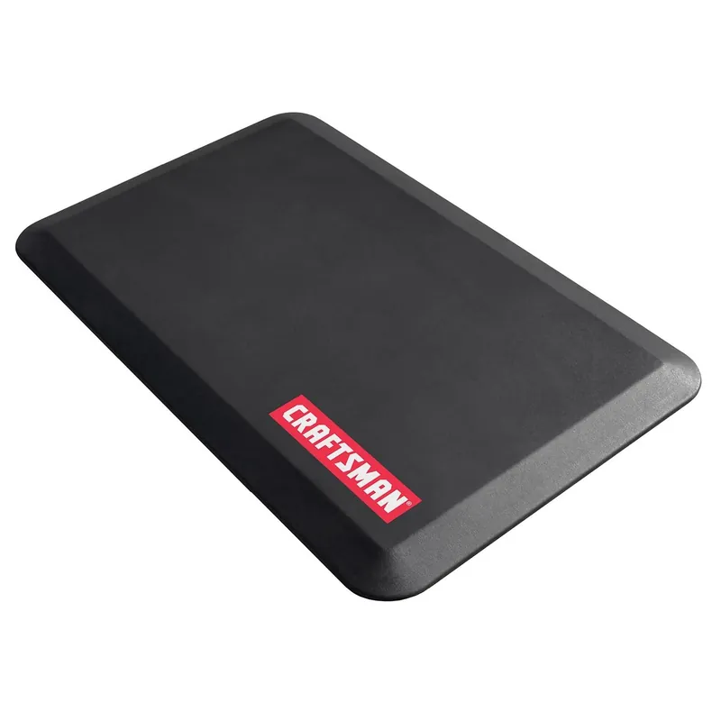 20 In. W X 32 In. L Black Polyurethane Foam Anti Fatigue Mat