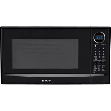 Compact 0.7 Cubic Feet Microwave Oven With 700 Watts And 10 Power Levels