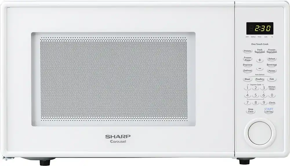 1.1 Cu. Ft. 1000-watt Countertop Microwave With 11.25-inch Turntable - White