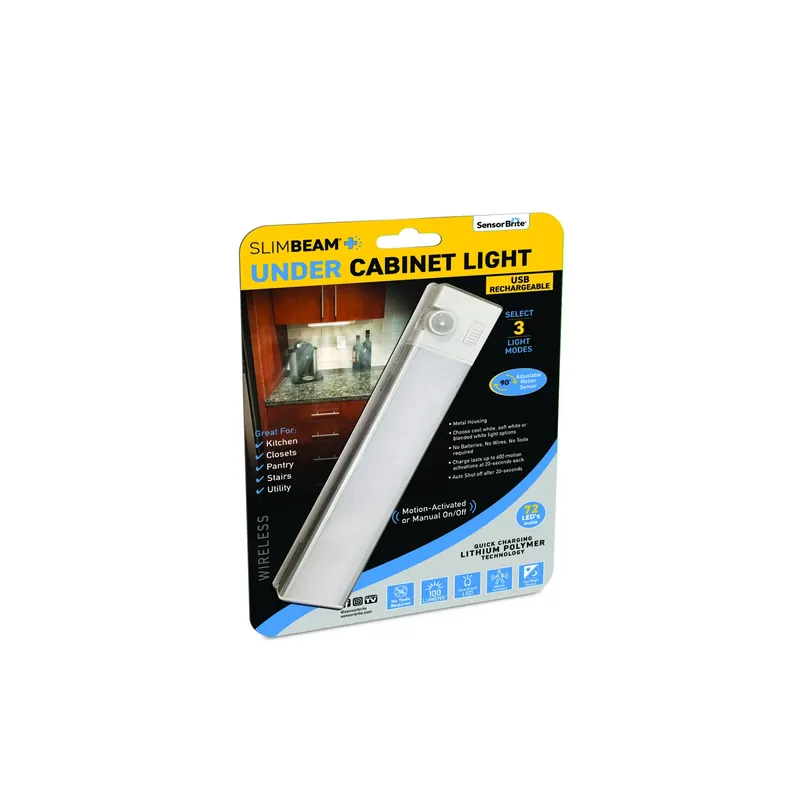 Sensor Brite SlimBeam+ Motion Activated Or Manual Under Cabinet Light 1 Pk