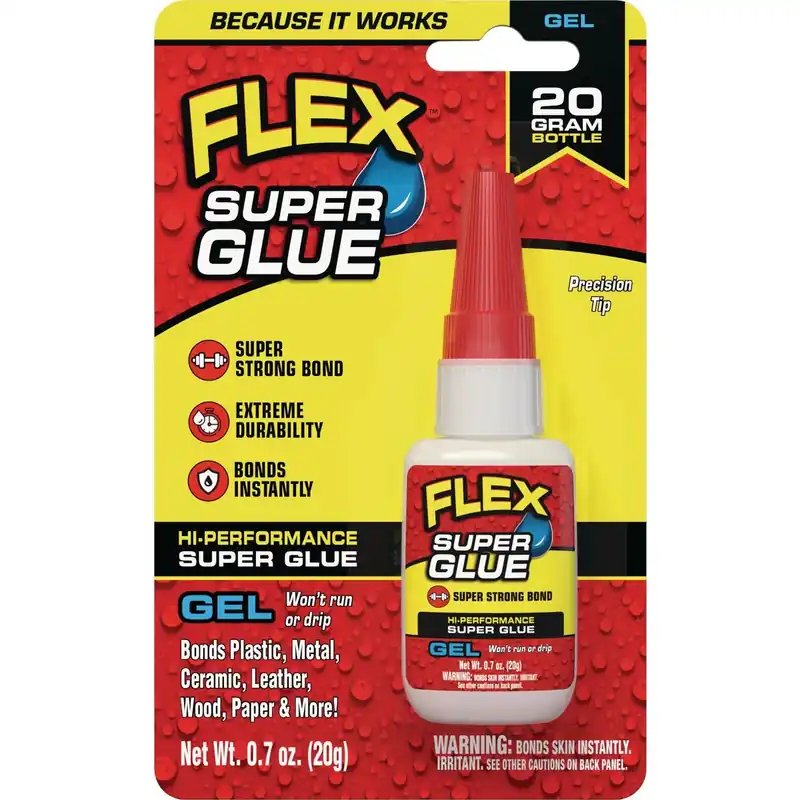 Flex Super Glue Gel, 20g Bottle