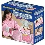 Kids Snuggie Princess Pink With Fur Cuffs And Slipper Socks - Model Sn661106