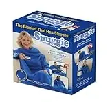 Snuggie True Fleece Blanket With Sleeves In Blue Color