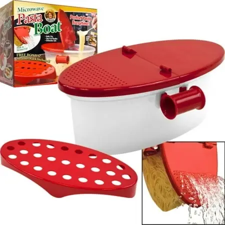 Pasta Boat Microwave Cooker - Perfect Pasta Every Time, 1 Piece
