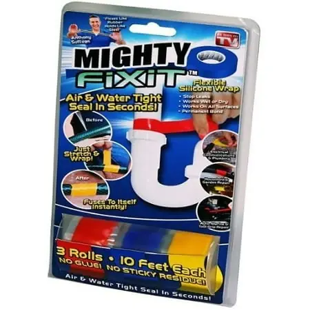 Mf-2001 Mighty Fixit Tape, 10‘ Roll For All-purpose Repairs