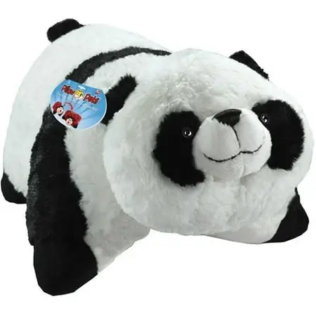 Comfy Panda 18 Inch Folding Stuffed Animal - Soft And Cuddly
