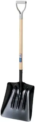 38 Inch D-handle Scoop Shovel With Carbide Steel Blade
