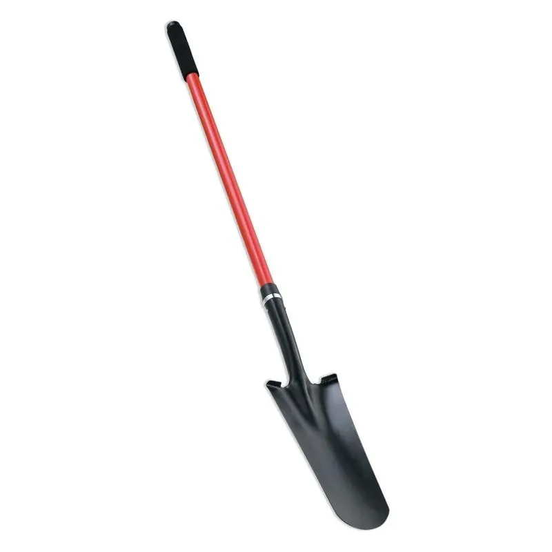 Ss28020 48-inch Fiberglass Handle Hollow Back Drain Spade