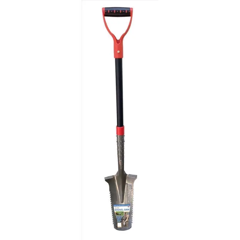 Shovel Saw 45 Inch Steel V-shaped Trenching Shovel With Fiberglass D-handle
