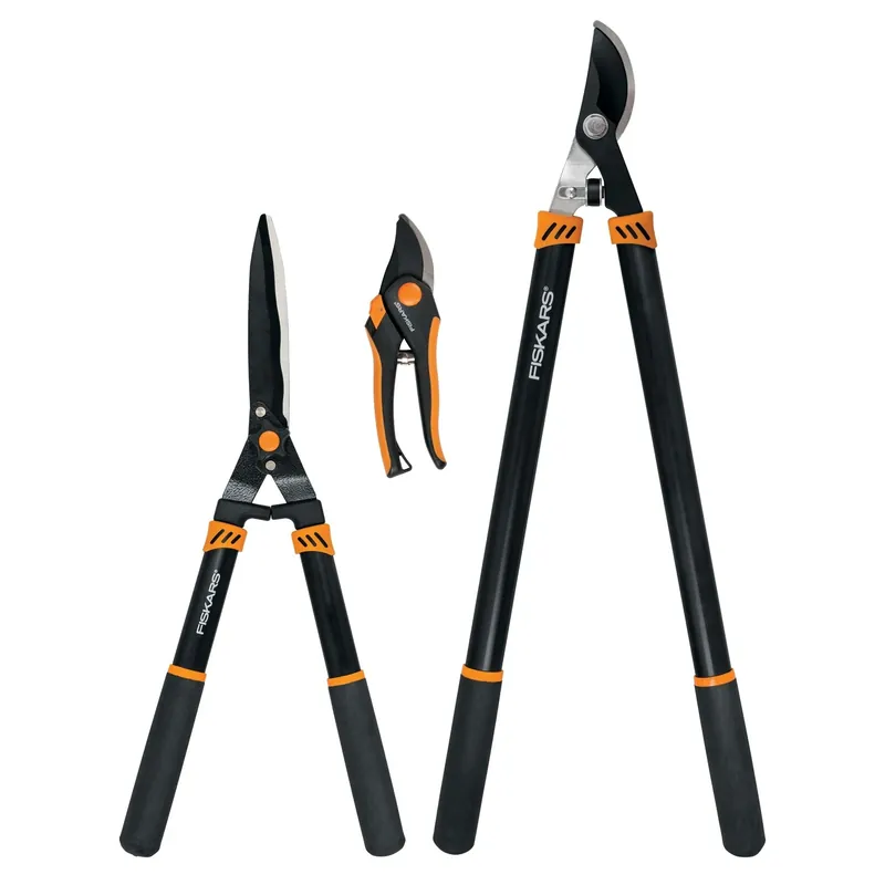395540-1003 Stainless Steel Lopper And Pruner Set With Non-slip Grip
