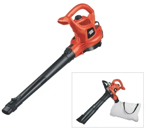 Bv3800 12 Amp Two Speed 240 Mph Handheld Electric Mulcher Blower Vac