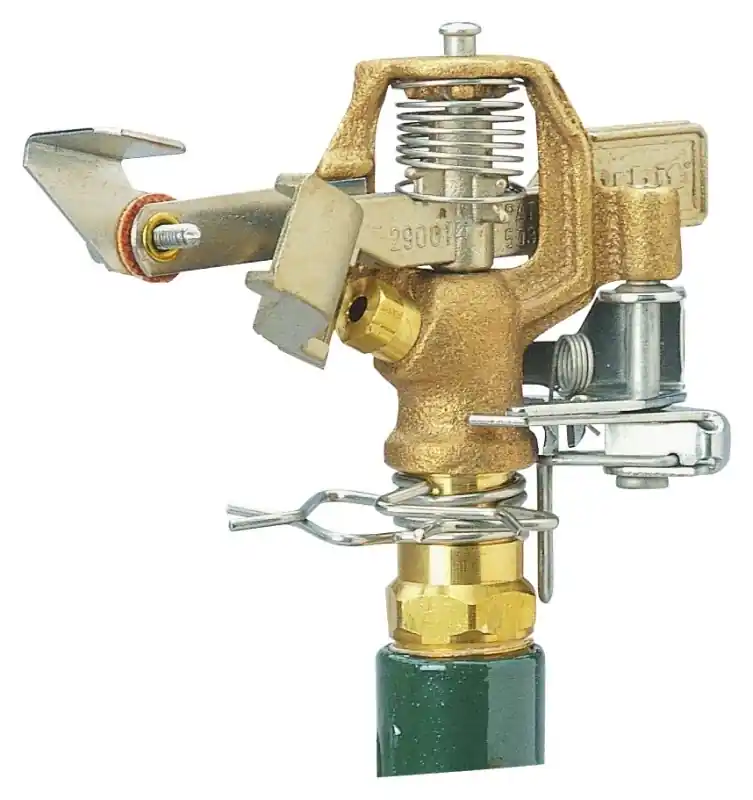 Orbit Brass Ring Base Impact Sprinkler Head 2513 Sq Ft 1 Pk