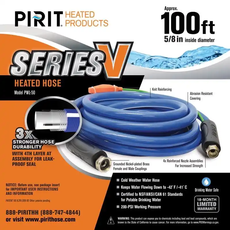 Heated Hose, 100 Ft.