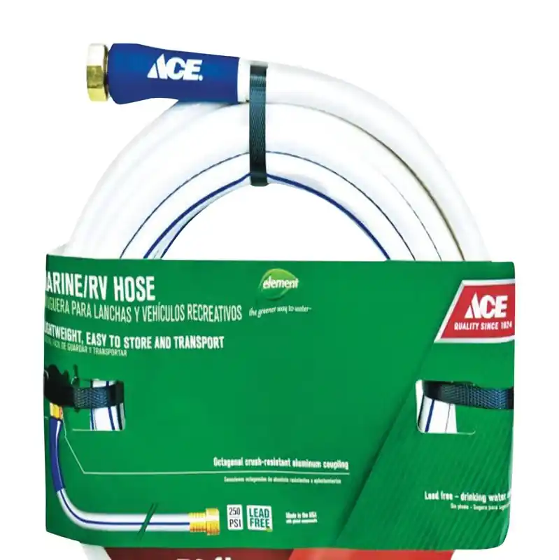 1/2 Inch Diameter Rv/marine White Hose - 25 Feet Long