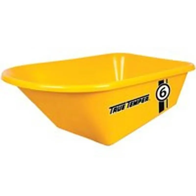 00995570 Yellow Poly Wheelbarrow Tray For 6 Cubic Feet Wheelbarrows