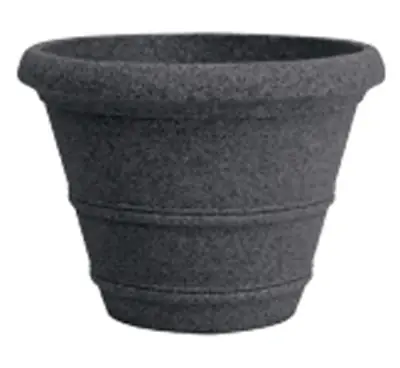 Rvn1606mz 16 Inch Veranda Gray Poly Planter