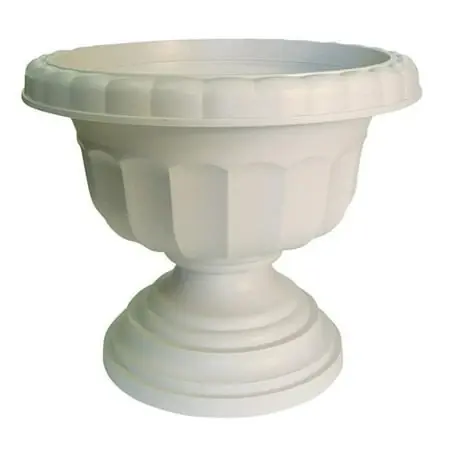 17 Inch Cement Plant Urn For Indoor And Outdoor Use
