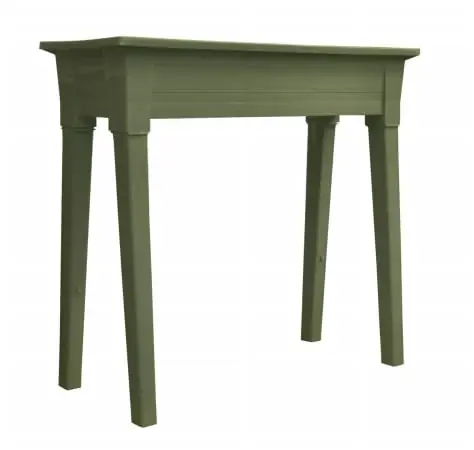 Adams 9304-01-3700 36-inch Sage Garden Planter - Durable Rectangular Design
