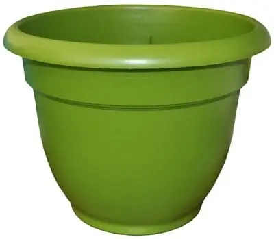 465060-1001 6 Inch Peridot Green Planter For Indoor And Outdoor Use