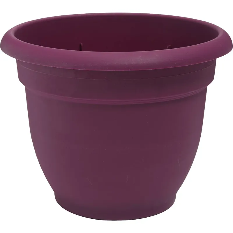 465103-1001 Ariana Flower Pot, 10 Inch, Fuchsia Rose Color