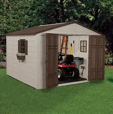 Suncast Gable Storage Shed (Common 10-ft X 10-ft; Interior Dimensions 9.76-ft X 9.34-ft)