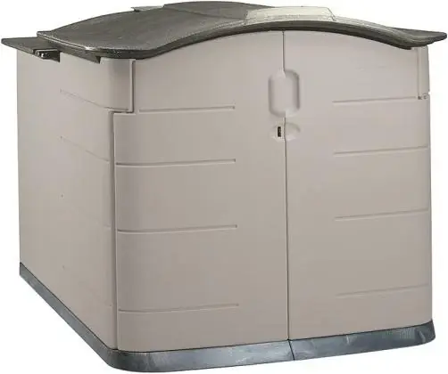3752-02-olvss 92 Cubic Feet Slide Lid Shed For Outdoor Storage