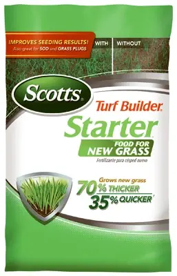Turf Builder Starter Fertilizer 21605 For New Grass Growth