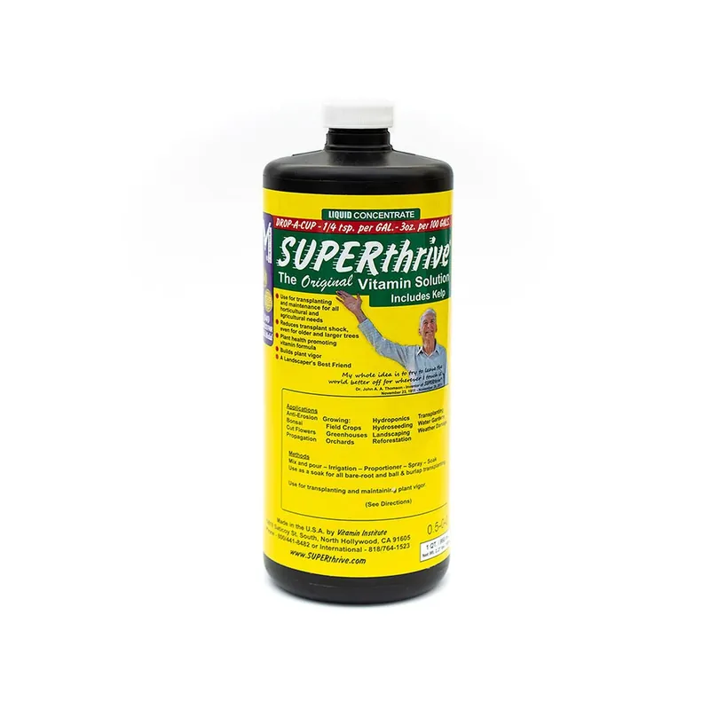Superthrive Liquid Multiple Nutrient System Plant Food 1 Quart For All Plants