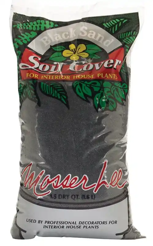 Black Sand Soil Cover 5 Lb - Decorative Ground Cover For Gardens
