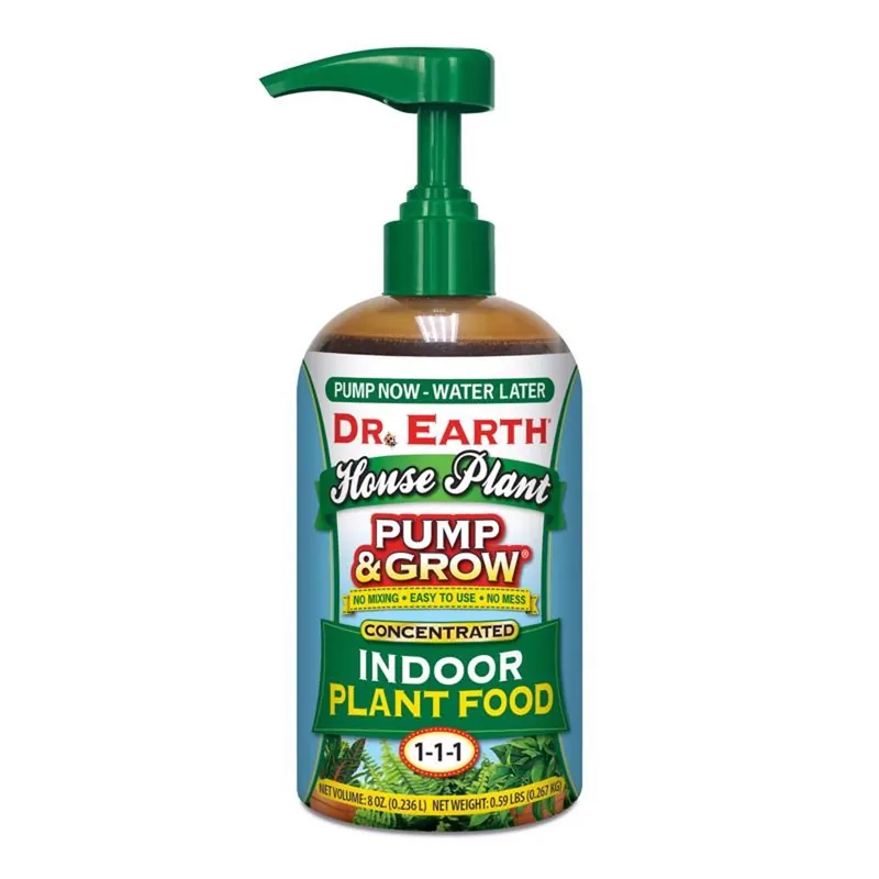Pump & Grow Organic Liquid Concentrate Plant Food 8 Oz - All Purpose Fertilizer