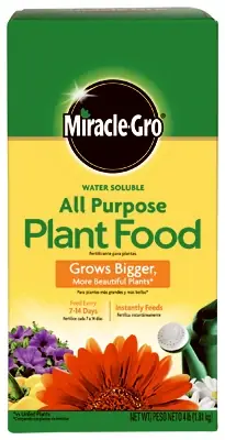 4lb Water Soluble All Purpose Plant Food For Vegetables, Trees, And Houseplants