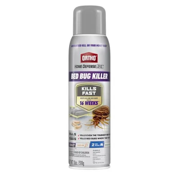 Home Defense Max Bedbug Killer Spray, 18 Ounce Dual-action Formula