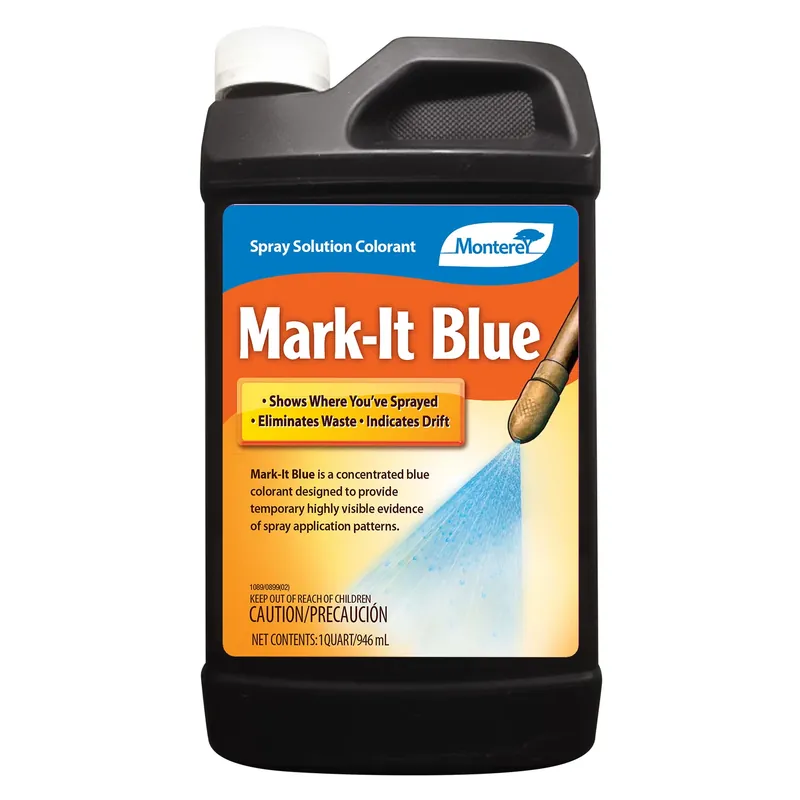 Spray Solution Colorant Indicator, Blue, Qt.